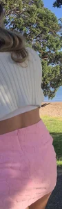 Small pink skirt