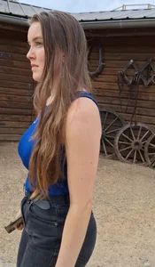 Big tits on pretty brunette girl