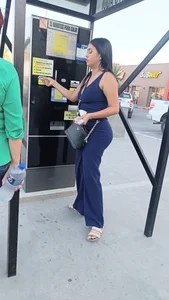 Bending in black yoga shorts