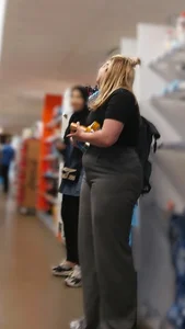 Office Pants Phat Ass Blonde PAWG