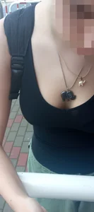 Pretty cleavage (the same girl form “Those tits almost popped put”)