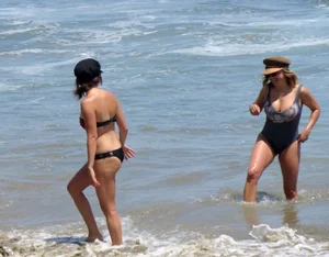Ashley Tisdale in bikini on the beach in Malibu