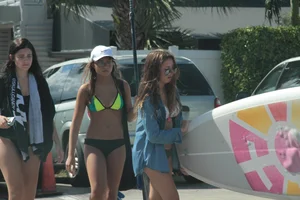 Florida beach and bikini girls