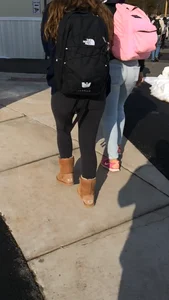 Candid Girl in Tights Street Creepshot