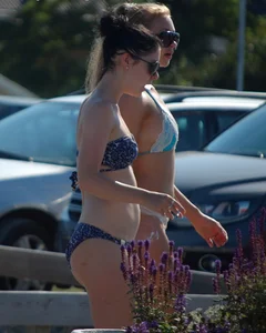 Candid beach and bikini babes