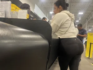 Small cute Latina milf with plumpy ass