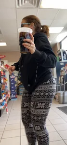 Leggings Fat Ass Milf RedHead Front And Ass Caps