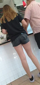 Tight ass in tight shorts