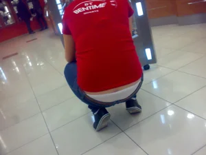 Huge collection of whale tails, ass cracks and panty peeks in public