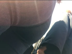 Fat ass in jeans :)