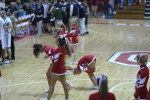 Candid cheerleaders