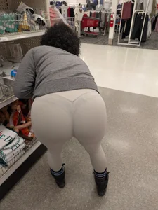 VTL Bend Over - Cheeks Eating White Spandex!