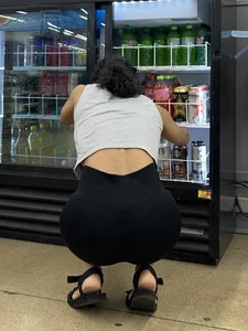 Fit South Indian squatting and shopping (oc)
