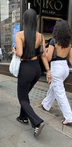 Slim thick latinas out shopping in central London vpl