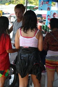 Water Festival girls in Thailand