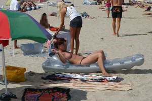 Sexy girls on nude beach Promorsk in Bulgaria
