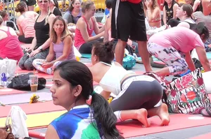 Candid yoga girls