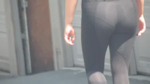 Teen VPL Black Tights