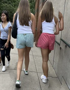 Candid tan babes