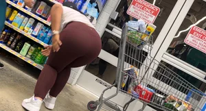 Fat Ass Latina In Brown Leggings Dancing (+bonus!)