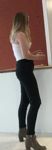 Teen at help desk