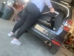 PAWG black leggings vpl