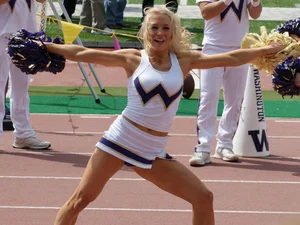 Candid cheerleaders