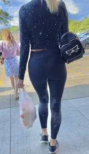 Starlit Black Leggings
