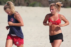 Bunch of sexy lifeguard tournament girls from 2013