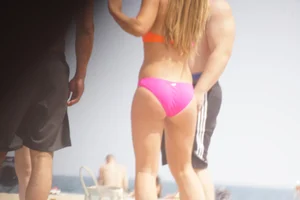 Beach and bikini girls