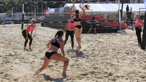 Weymouth beach volleyball girls 2018