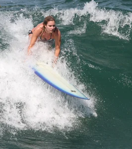 Candid surfer babes on the beach and in bikinis