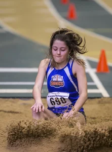 Canadian girls at an Alberta track and field tournament