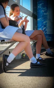 student in uniform