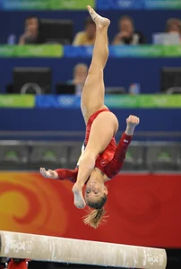 Candid gymnasts