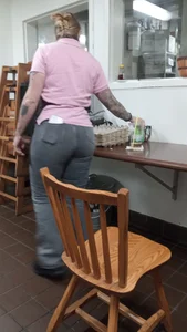 More of my coworker’s booty in tight jeans