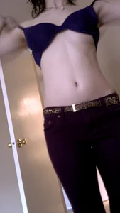 Skinny Girl Putting On Bra Home Creepshot