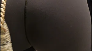 Incredible white bubble ASS. Close up. GIF.