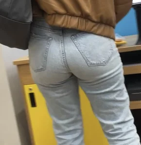 Light Blue Jeans Ass While Standing (OC)