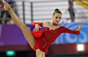 Candid gymnasts