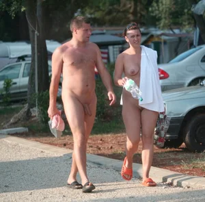 Nude beach and topless girls