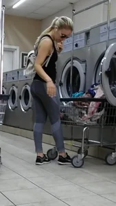 Another cutie at the laundry