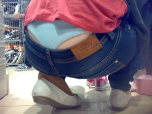 Huge collection of whale tails, ass cracks and panty peeks in public