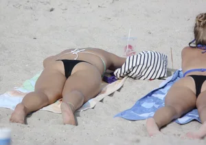Mix of candid girls at the beach and in bikinis