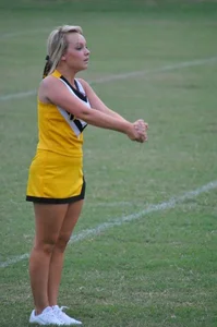 Candid cheerleaders