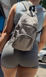 Girl with glasses post gym, Mimi cameltoe