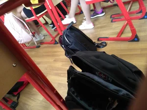 School girls legs