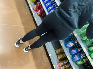 Thong slip caught the eye and she knew I was taking pictures the entire time
