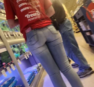 Blonde ex-coworker in tight jeans part 2