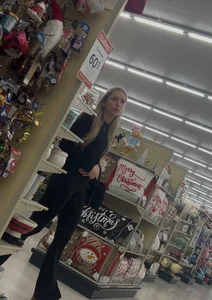 Cute blonde with a tight ass